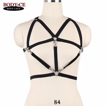 2018 Womens Sexy Body Harness Bondage Lingerie Cage Bra Belts Elastic Strappy Tops Bustier Harajuku Goth Fetish Exotic Underwear
2018 Womens Sexy Body Harness Bondage Lingerie Cage Bra Belts Elastic Strappy Tops Bustier Harajuku Goth Fetish Exotic Underwear
