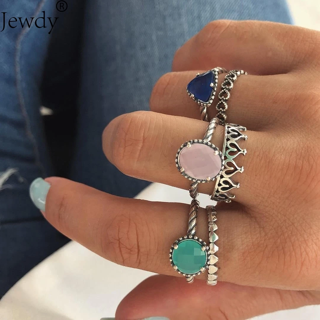 Jewdy 6Pcs/Set Vintage Knuckle Rings for Women Boho Retro Flower Cubic Zircon Ring Set Bohemian Midi Finger Jewelry Bague Femme
Jewdy 6Pcs/Set Vintage Knuckle Rings for Women Boho Retro Flower Cubic Zircon Ring Set Bohemian Midi Finger Jewelry Bague Femme