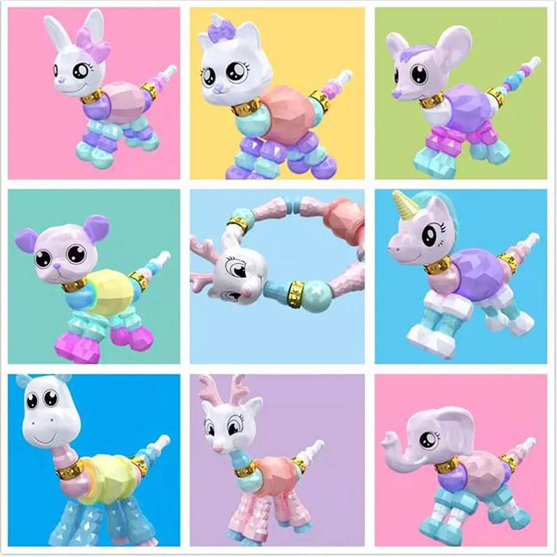 Children Animal Bracelet Creative Tricks Surprise Cute Bracelet DIY Girl Jewelry Toy Birthday Gift
Children Animal Bracelet Creative Tricks Surprise Cute Bracelet DIY Girl Jewelry Toy Birthday Gift