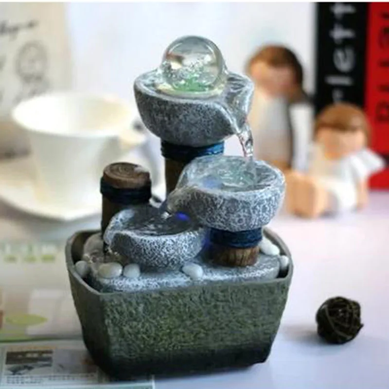 Resin Fountain Home Decor Office Desk Ornaments Waterscape Display Flowing Water Decoration
Resin Fountain Home Decor Office Desk Ornaments Waterscape Display Flowing Water Decoration