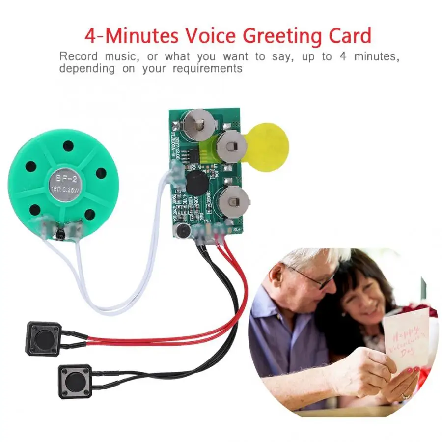 Radio Am Fm Digital Radio Receiver DIY Greeting Card Chip 4 Minutes Recordable Voice Sound Chip Voice Greeting Card
Radio Am Fm Digital Radio Receiver DIY Greeting Card Chip 4 Minutes Recordable Voice Sound Chip Voice Greeting Card
