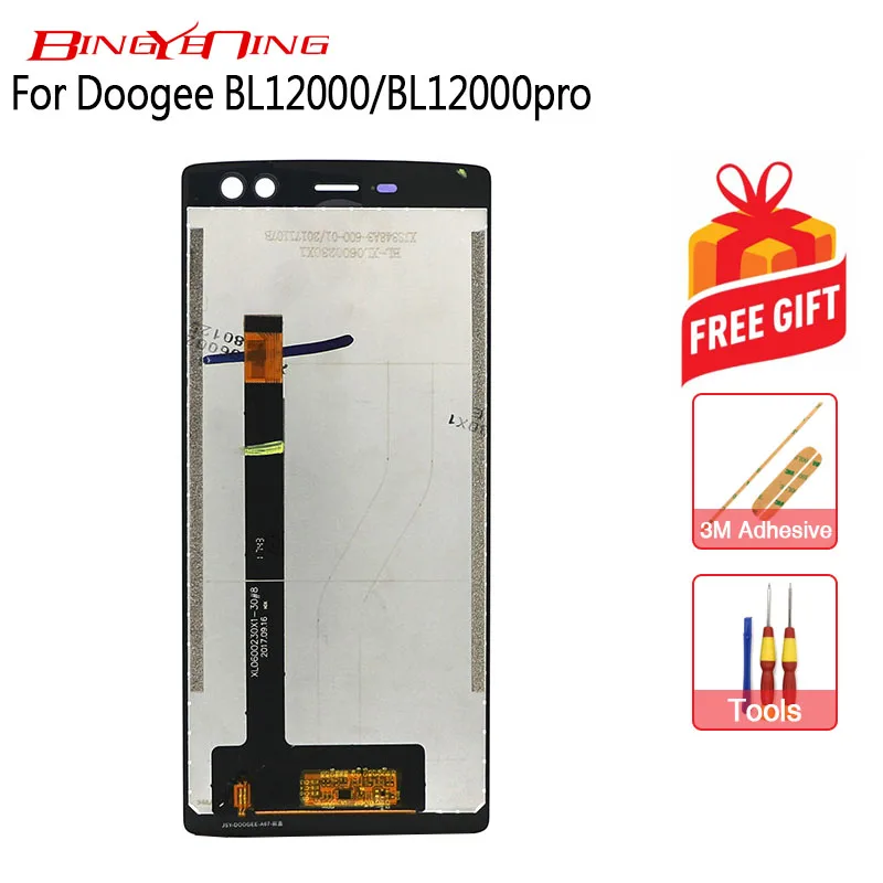 BingYeNing New Original For Doogee BL12000 Touch Screen+LCD Display Assembly Replacement
BingYeNing New Original For Doogee BL12000 Touch Screen+LCD Display Assembly Replacement