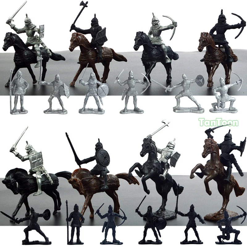 12Pcs Roman Soldier + 8pcs Cavalry Model dolls Action Figures Toys Kit DIY Medieval Warrior Model 5-7cm height
12Pcs Roman Soldier + 8pcs Cavalry Model dolls Action Figures Toys Kit DIY Medieval Warrior Model 5-7cm height
