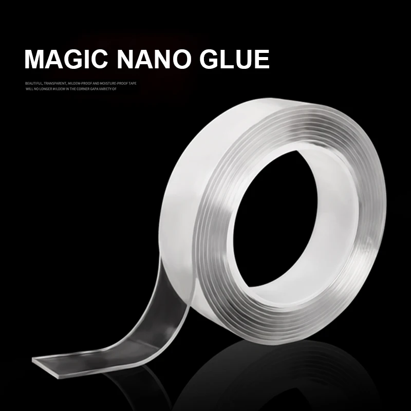 Transparent Nano Double Sided Tape Stickers Washable Removable High Strength No Traces Adhesive Tape Sticker for Auto Products
Transparent Nano Double Sided Tape Stickers Washable Removable High Strength No Traces Adhesive Tape Sticker for Auto Products