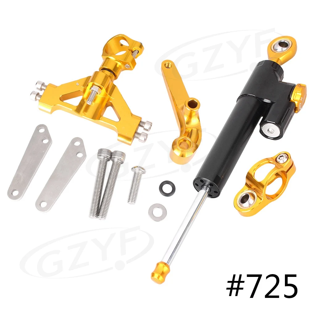 For Kawasaki ZX14R ZZR1400 2006-2012 Motorcycle Steering Damper Stabilizer Safety Control w/ Mounting Bracket Holder Kits
For Kawasaki ZX14R ZZR1400 2006-2012 Motorcycle Steering Damper Stabilizer Safety Control w/ Mounting Bracket Holder Kits