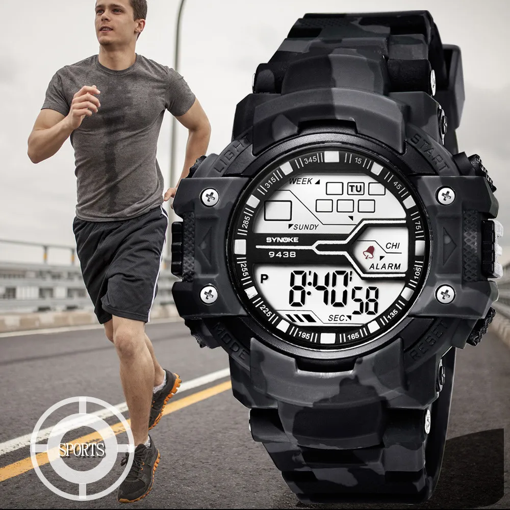 New 2018 Watch SYNOKE Men's Multi Function Military Sports Watch LED Digital Dual Movement watch Saat Relogio Drop Shipping
New 2018 Watch SYNOKE Men's Multi Function Military Sports Watch LED Digital Dual Movement watch Saat Relogio Drop Shipping