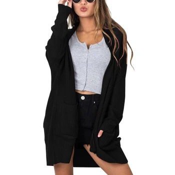 Flat Knitted Sweater Women Cardigan Long Sleeve Knit Coats Open Stitch Apricot Wine Red Blue Black Knit Sweaters Female
Flat Knitted Sweater Women Cardigan Long Sleeve Knit Coats Open Stitch Apricot Wine Red Blue Black Knit Sweaters Female