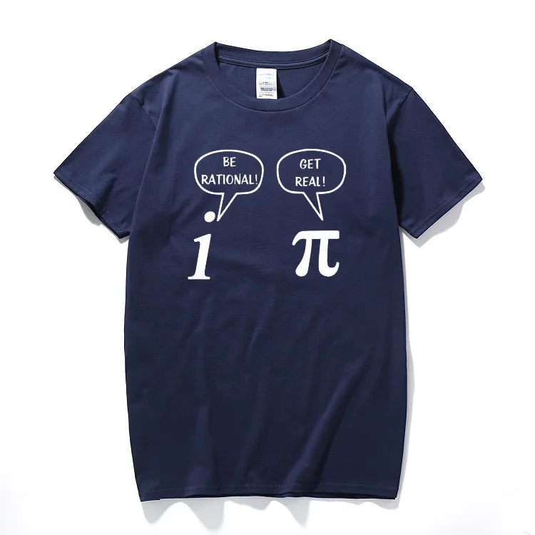 Summer Style Become Rational, Get Real! Mathematics Science Geeky Funny Joke Pun Pi T-Shirt Tops Funny For Men's T-shirts
Summer Style Become Rational, Get Real! Mathematics Science Geeky Funny Joke Pun Pi T-Shirt Tops Funny For Men's T-shirts