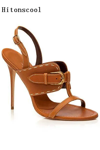 New Brown Women Leather Patchwork Summer Sandals Open Toe High Heel Sandals Shoes Women Size 35-43 sandalias mujer 2018
New Brown Women Leather Patchwork Summer Sandals Open Toe High Heel Sandals Shoes Women Size 35-43 sandalias mujer 2018