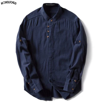Fashion Chinese style 2018 mens long sleeve linen shirts casual mens solid color cotton shirts vintage loose mens tops M-5XL
Fashion Chinese style 2018 mens long sleeve linen shirts casual mens solid color cotton shirts vintage loose mens tops M-5XL