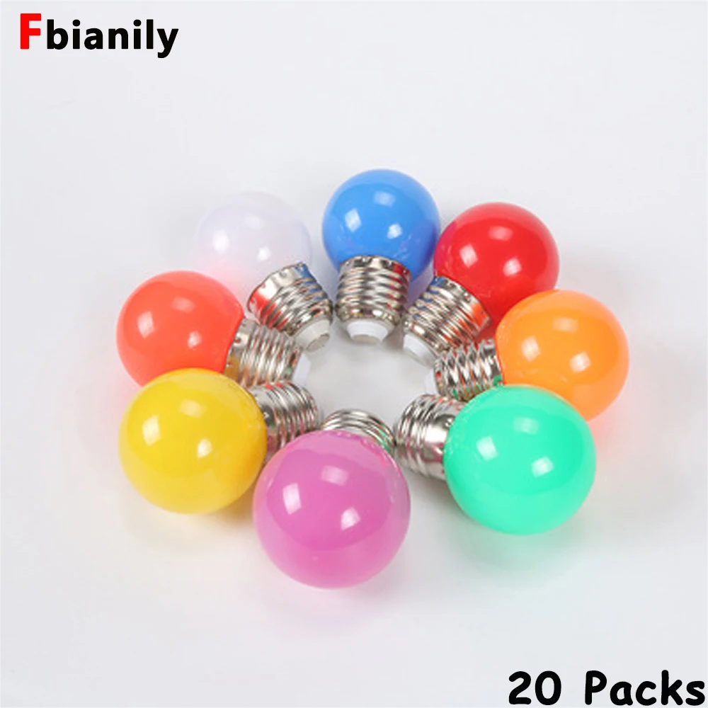 20pcs E27 LED Bulb 220V G45 Colorful Lampada RGB LED Light SMD 2835 Colorful bulbs flashlight Lamparas LED Lamp
20pcs E27 LED Bulb 220V G45 Colorful Lampada RGB LED Light SMD 2835 Colorful bulbs flashlight Lamparas LED Lamp