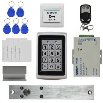 DIYSECUR Electric Bolt Lock Remote Control 125KHz RFID Metal Case Keypad Door Access Control Security System Kit 7612
DIYSECUR Electric Bolt Lock Remote Control 125KHz RFID Metal Case Keypad Door Access Control Security System Kit 7612