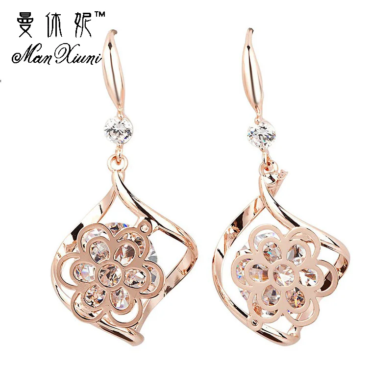 Manxiuni ethnic earrings Dangle Earring Cubic zircon Gold Colored big Earrings For Women Flower Leaf Charm Jewelry Pendientes
Manxiuni ethnic earrings Dangle Earring Cubic zircon Gold Colored big Earrings For Women Flower Leaf Charm Jewelry Pendientes