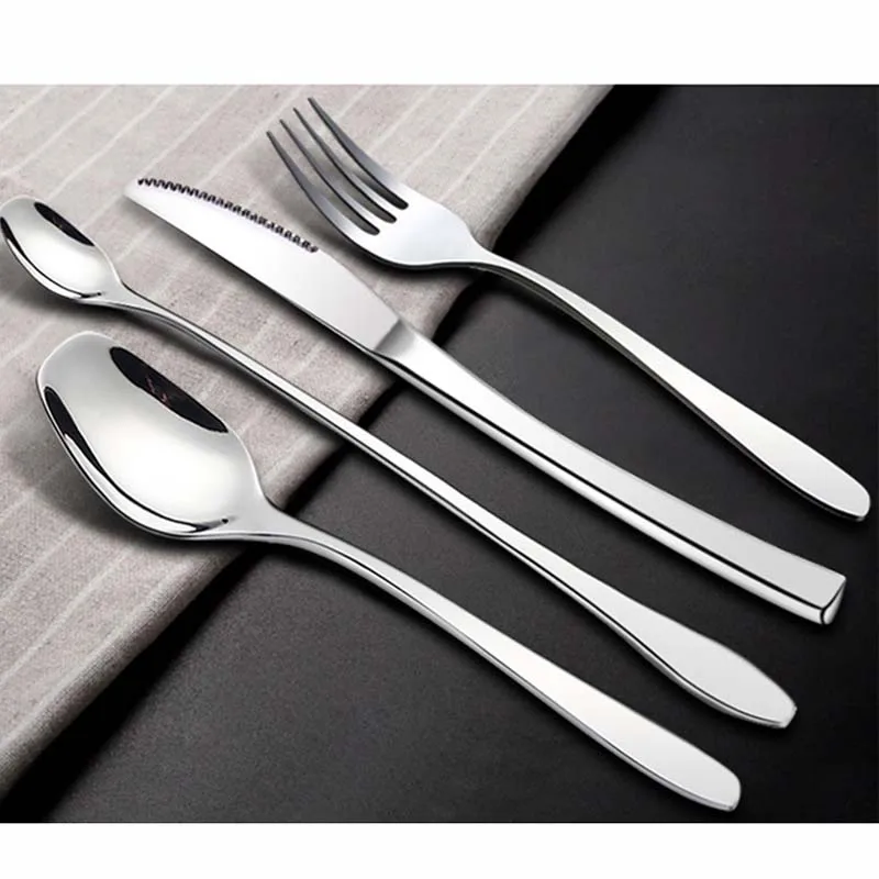 4 Pieces /Set Stainless Steel Tablespoons Tableware Simple Dinner Steak Knife Fork Coffee Spoons Fork Western Kitchen Tool
4 Pieces /Set Stainless Steel Tablespoons Tableware Simple Dinner Steak Knife Fork Coffee Spoons Fork Western Kitchen Tool