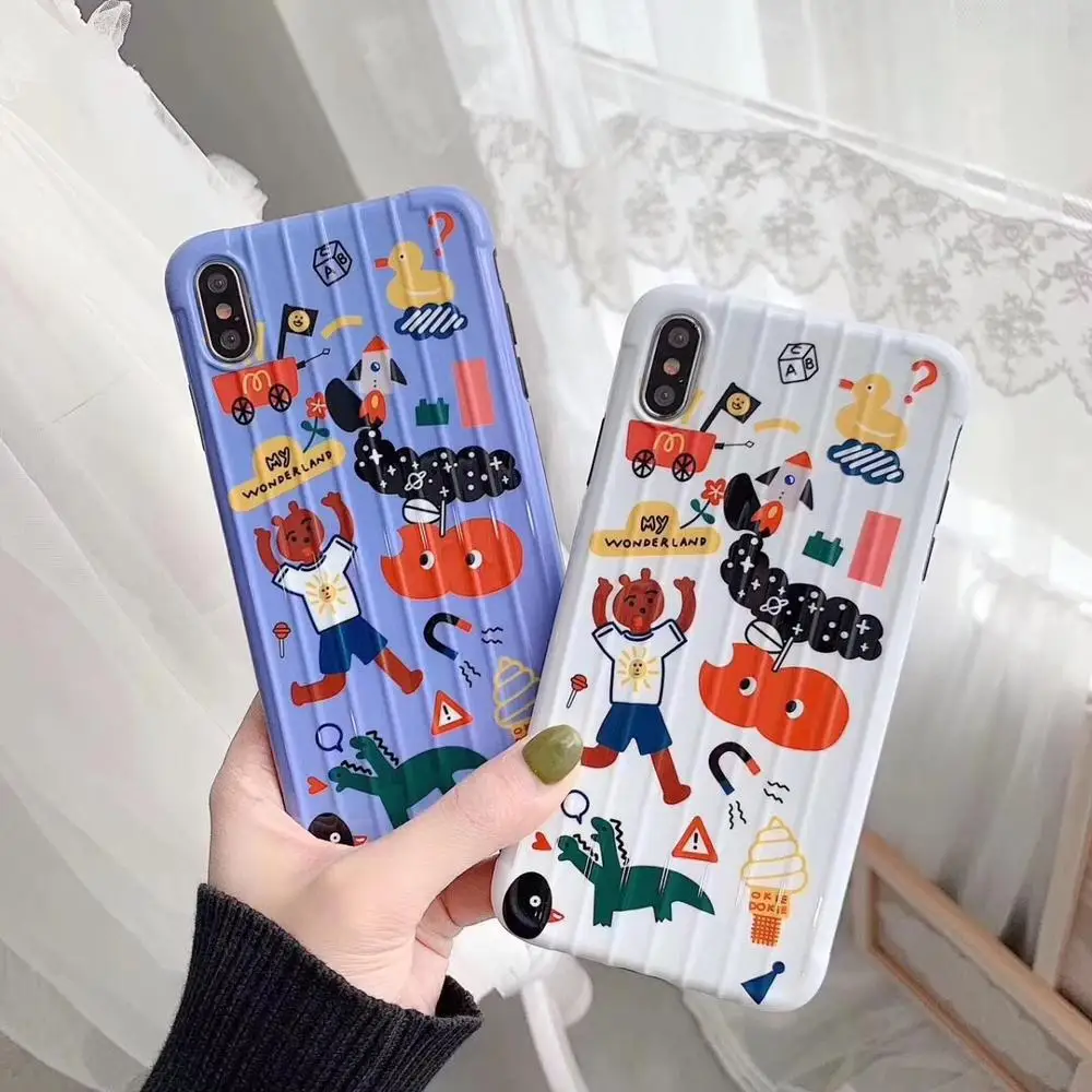 Popular logo label personality Turnkey mobile soft shell Suitcases the lamination process Case for iphone 6 7 8 pule X xR XsMAX
Popular logo label personality Turnkey mobile soft shell Suitcases the lamination process Case for iphone 6 7 8 pule X xR XsMAX