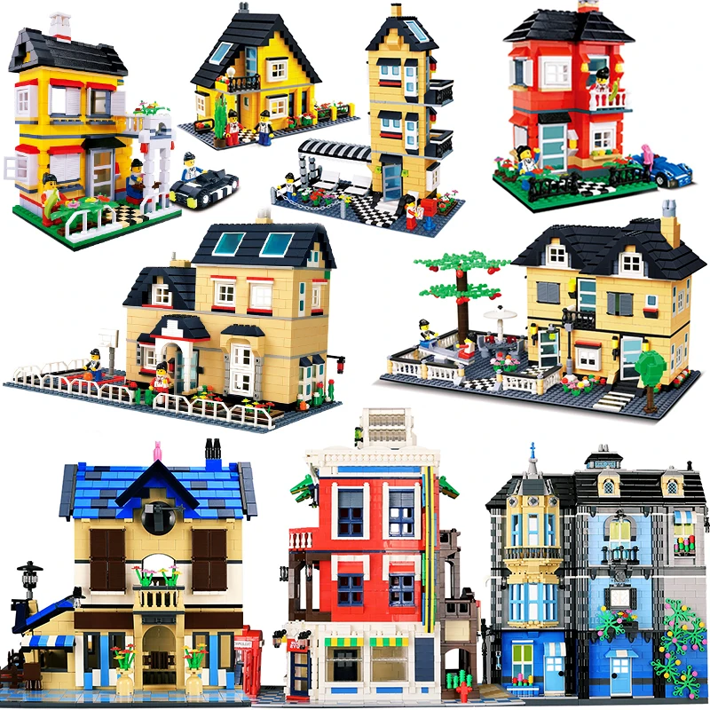 City Architecture Villa Cottage Model Compatible Legoing Friends Beach Hut Modular Home House Village Building Blocks kids Toys
City Architecture Villa Cottage Model Compatible Legoing Friends Beach Hut Modular Home House Village Building Blocks kids Toys