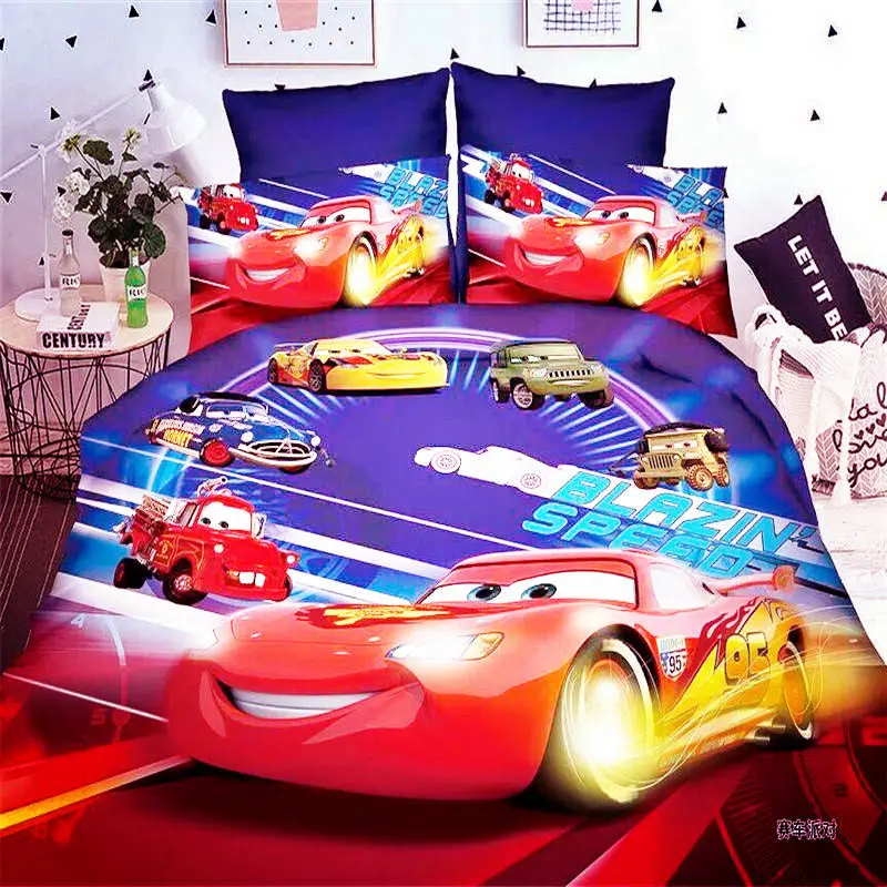 McQueen Car 3D Printed Bedding Sets Quilt/Duvet Covers Bedspreads with Flat sheet Single Twin Size Children's Boys Bedroom Woven
McQueen Car 3D Printed Bedding Sets Quilt/Duvet Covers Bedspreads with Flat sheet Single Twin Size Children's Boys Bedroom Woven