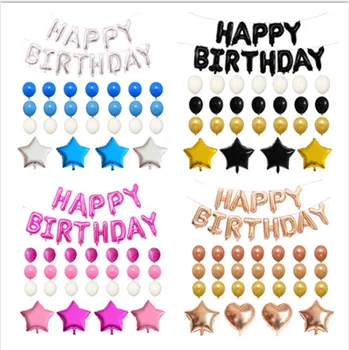 Happy Birthday Party Decor Letter Balloons 38pcs 18 inch Rose Gold champagne Latex Foil Balloons for Party Supplies
Happy Birthday Party Decor Letter Balloons 38pcs 18 inch Rose Gold champagne Latex Foil Balloons for Party Supplies