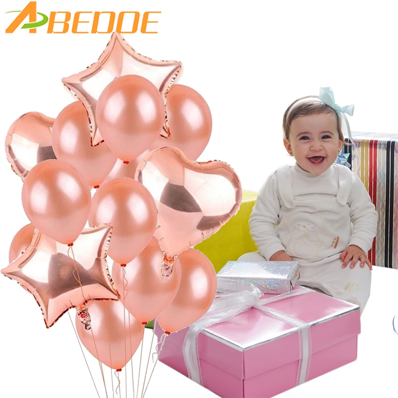 12/18 inch rose gold Pearl latex balloons Apply to Wedding decoration Birthday Party Anniversary Family party holiday items
12/18 inch rose gold Pearl latex balloons Apply to Wedding decoration Birthday Party Anniversary Family party holiday items