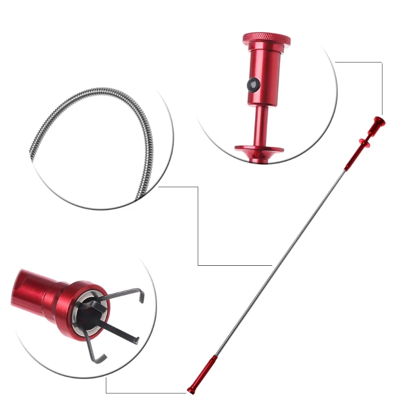 Flexible Pick Up Tool Magnet 4 Claw LED Light Magnetic Long Spring Grip Home Toilet Gadget Sewer Cleaning Pickup Tools W329
Flexible Pick Up Tool Magnet 4 Claw LED Light Magnetic Long Spring Grip Home Toilet Gadget Sewer Cleaning Pickup Tools W329