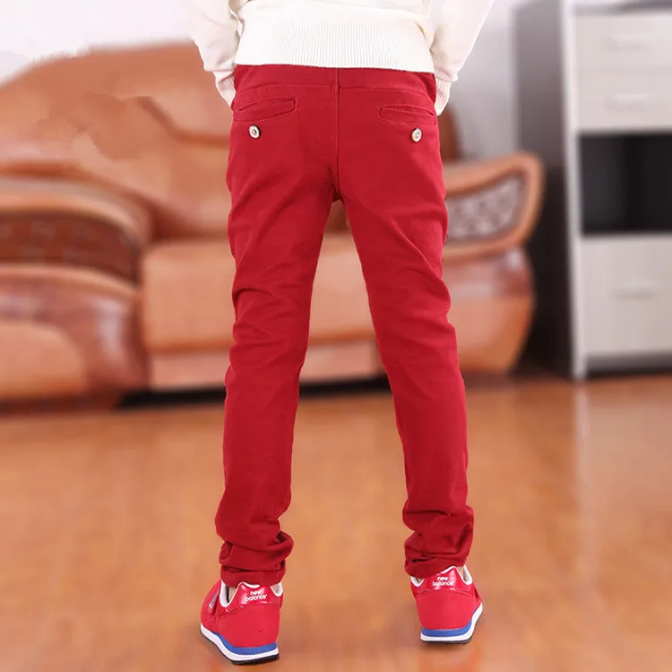 Boys Multi-Color Elastic-Waist Pants