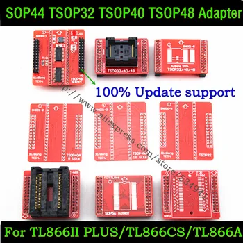 9pcs 100% original TSOP32 TSOP40 TSOP48 SOP44 SOP56 adapter Sockets of XGecu TL866II Plus MiniPro TL866CS/A Universal Programmer
9pcs 100% original TSOP32 TSOP40 TSOP48 SOP44 SOP56 adapter Sockets of XGecu TL866II Plus MiniPro TL866CS/A Universal Programmer