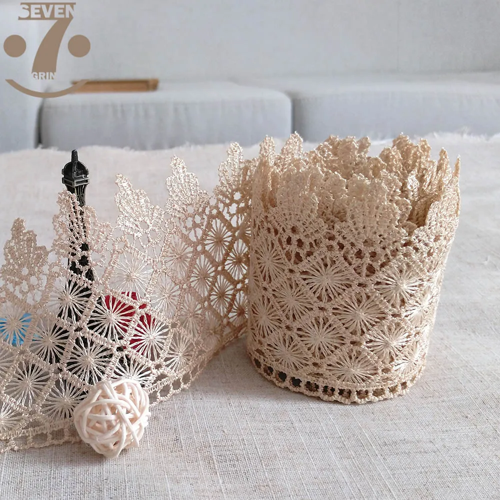 Free Shipping 1 Lot/15Yards 9cm Width Coffee Embroidered Lace Border For DIY Crafts Sewing Accessories For Home Textile
Free Shipping 1 Lot/15Yards 9cm Width Coffee Embroidered Lace Border For DIY Crafts Sewing Accessories For Home Textile