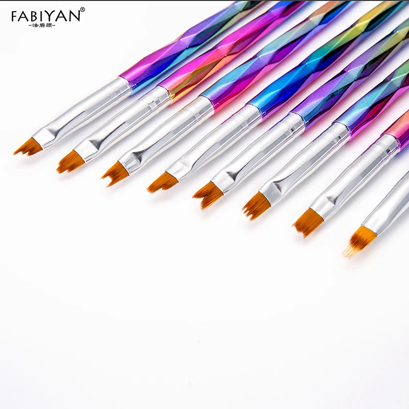 8Pcs/set Nail Art Brush Painting Rainbow UV Gel Acrylic Polish French Moon Smile Tips Drawing Flower Gradient Pen Manicure Tools
8Pcs/set Nail Art Brush Painting Rainbow UV Gel Acrylic Polish French Moon Smile Tips Drawing Flower Gradient Pen Manicure Tools