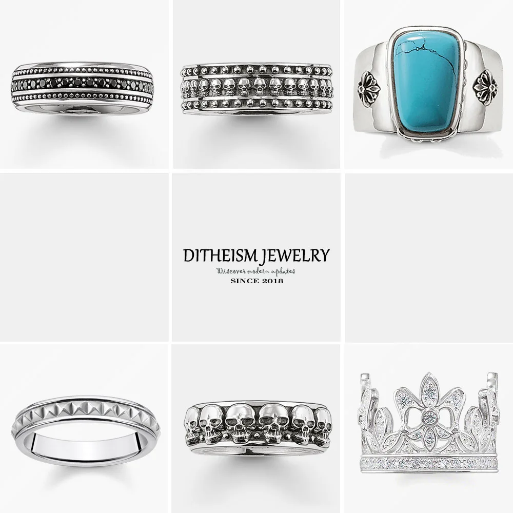 Skulls Skeleton Wedding Eternity Rings, 2018 New 925 Sterling Silver Fashion Jewelry Trendy Punk Gift For Women and Men
Skulls Skeleton Wedding Eternity Rings, 2018 New 925 Sterling Silver Fashion Jewelry Trendy Punk Gift For Women and Men
