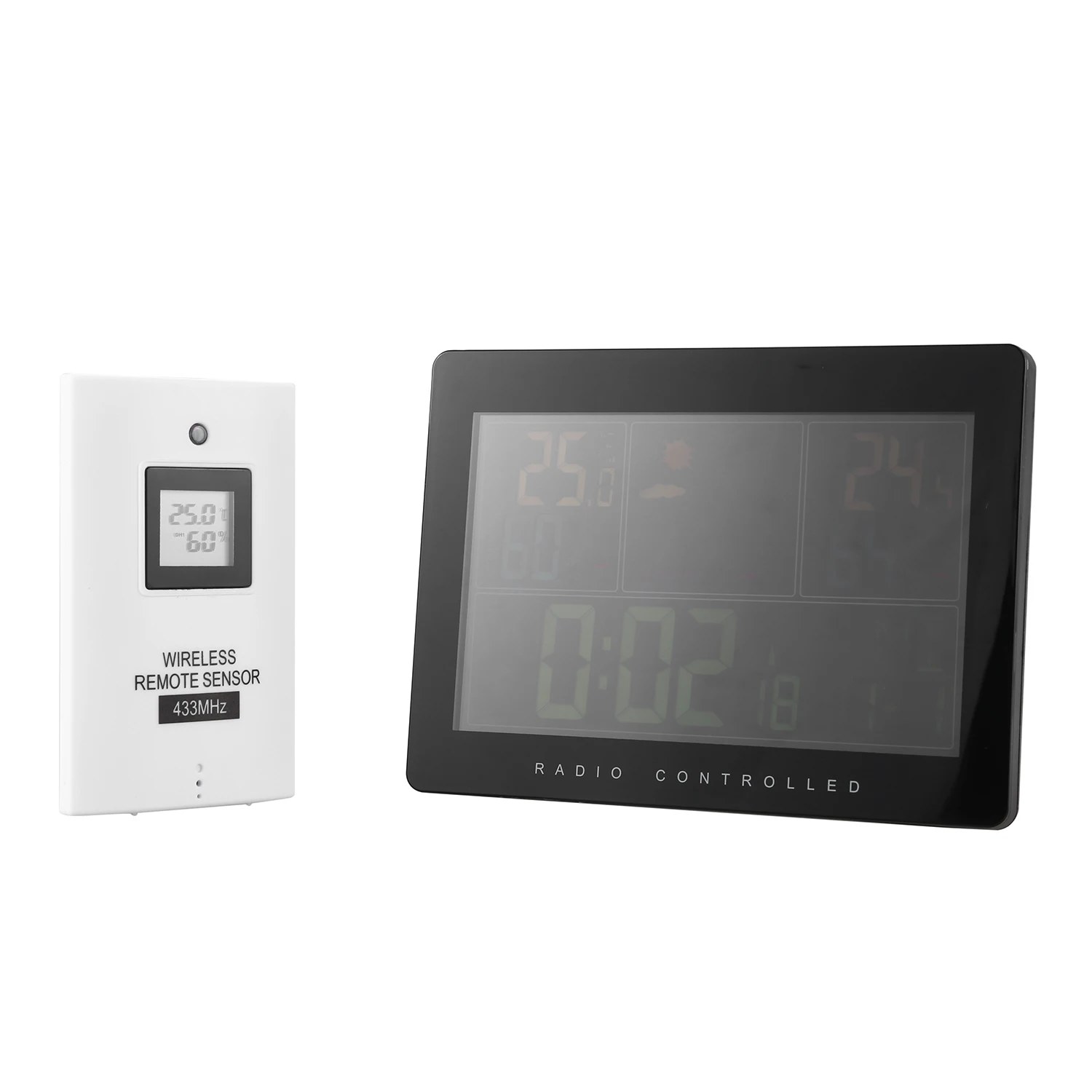 COLOR Wireless Weather Station With Forecast Temperature Humidity EU Plug Alarm and Snooze Thermometer Hygrometer Clock
COLOR Wireless Weather Station With Forecast Temperature Humidity EU Plug Alarm and Snooze Thermometer Hygrometer Clock
