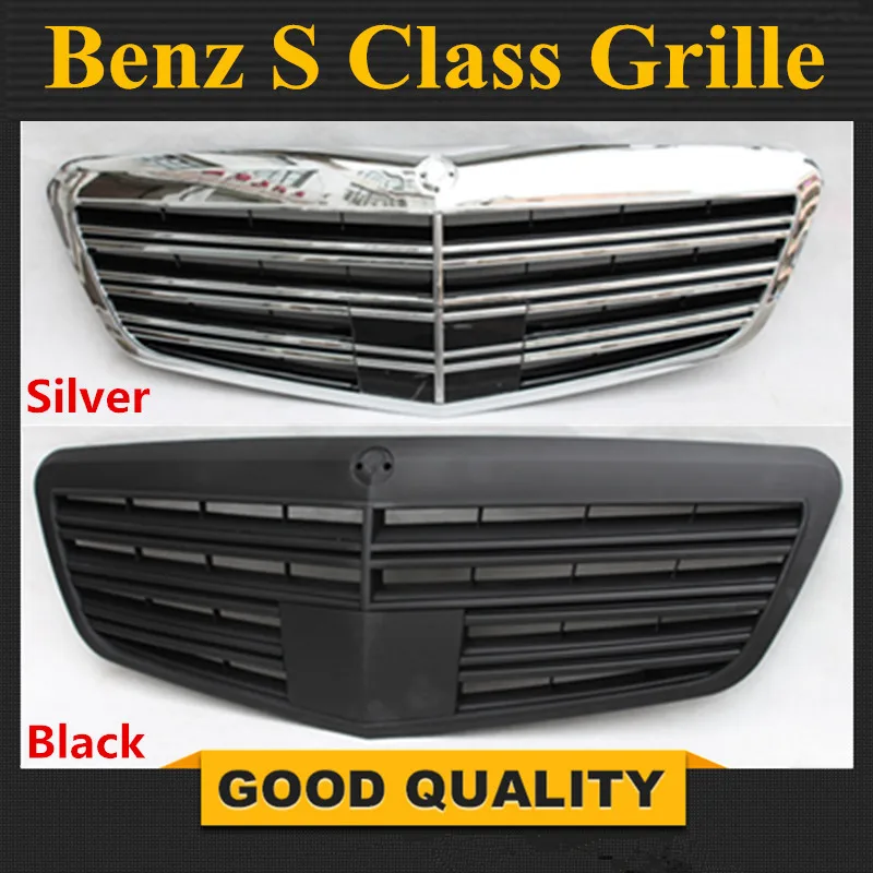 Replacement Accessories Auto Front Bumper Mesh Grille Parts Suitable for Mercedes Benz S Class W221 2010-2013 S600 Silver Black
Replacement Accessories Auto Front Bumper Mesh Grille Parts Suitable for Mercedes Benz S Class W221 2010-2013 S600 Silver Black
