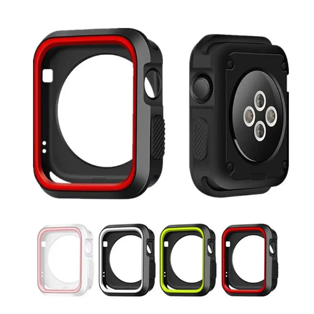 40/44mm New Tempered Glass Screen Protector + Silicone Case for Apple Watch Series 4
40/44mm New Tempered Glass Screen Protector + Silicone Case for Apple Watch Series 4