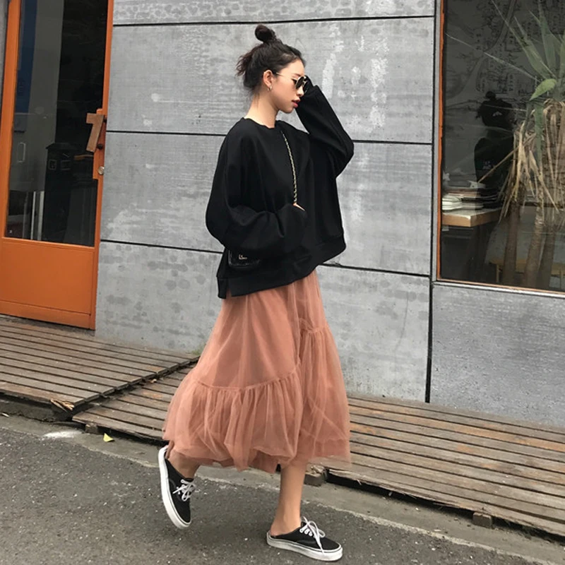 Litter Fair Mesh Tulle Skirt Ball Gown Kawaii Elastic Waist Midi Skirt Jupe Femme Falda Mujer Gonne Gonna Saia Dreamy
Litter Fair Mesh Tulle Skirt Ball Gown Kawaii Elastic Waist Midi Skirt Jupe Femme Falda Mujer Gonne Gonna Saia Dreamy