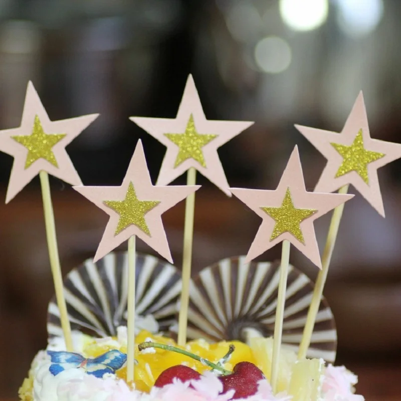 cake toppers gliter star paper cards banner for fruit Cupcake Wrapper Baking Cup birthday tea party wedding decoration Wh
cake toppers gliter star paper cards banner for fruit Cupcake Wrapper Baking Cup birthday tea party wedding decoration Wh