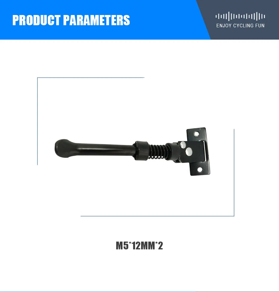 Flash Deal JS Aluminum Alloy Black Scooter Side Support E Scooter Kickstand Parking Stand For 10 Inch Electric Scooter Patinete Eletrico 9