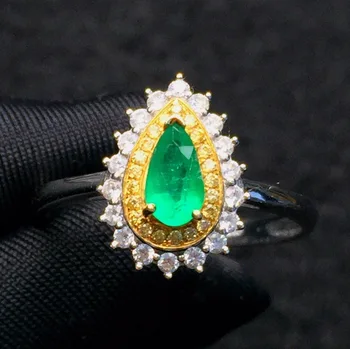 Fine Jewelry Real Pure 18 K White Gold 100% Natural Emerald Gemstone 0.5ct Diamond Female's Wedding Rings for Women's Fine Rings
Fine Jewelry Real Pure 18 K White Gold 100% Natural Emerald Gemstone 0.5ct Diamond Female's Wedding Rings for Women's Fine Rings