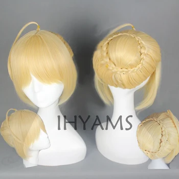 Fate Stay Night.Saber,Golden Styled Braid Synthetic Wigs cosplay costume wig,Cos anime Wig + Wig Cap
Fate Stay Night.Saber,Golden Styled Braid Synthetic Wigs cosplay costume wig,Cos anime Wig + Wig Cap