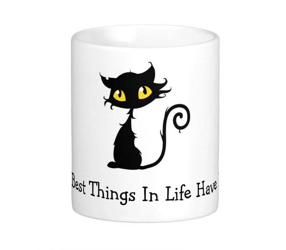 

The Best Things In Life Have Fleas Cat White Coffee Mugs Tea Mug Customize Gift By LVSURE Ceramic Mug Travel Coffee Mugs