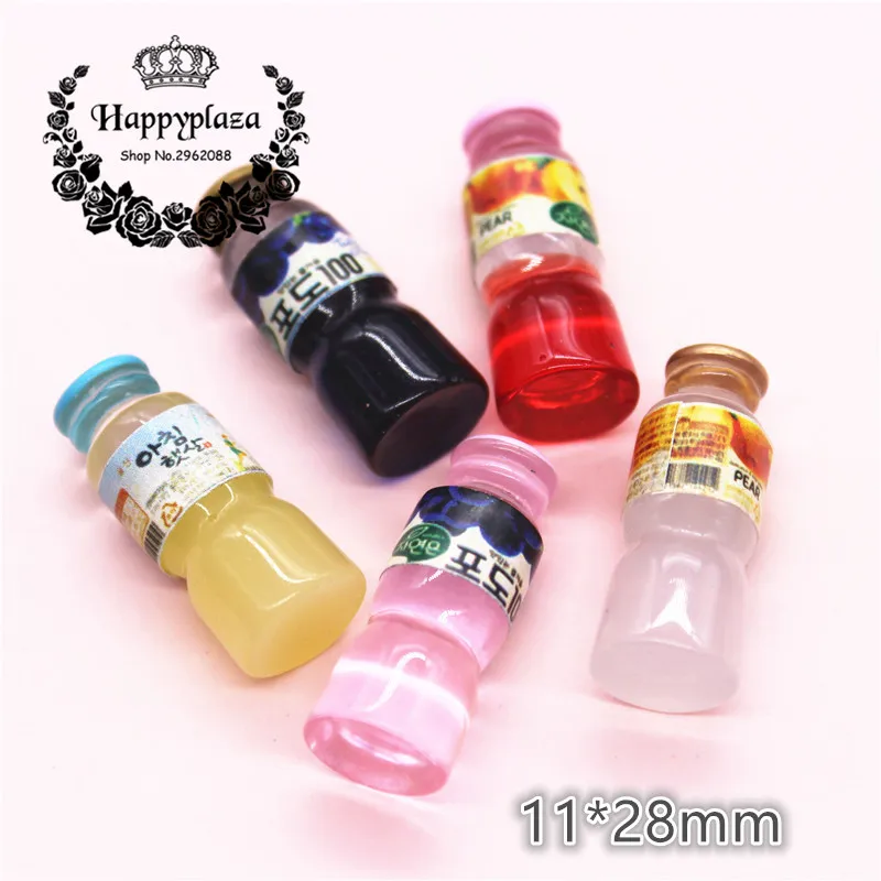 10pcs Mix Colors Kawaii Resin Simulation 3D Fruit Juice Bottle Miniature Art Flatback Cabochon DIY Craft Decoration,11*28mm
10pcs Mix Colors Kawaii Resin Simulation 3D Fruit Juice Bottle Miniature Art Flatback Cabochon DIY Craft Decoration,11*28mm