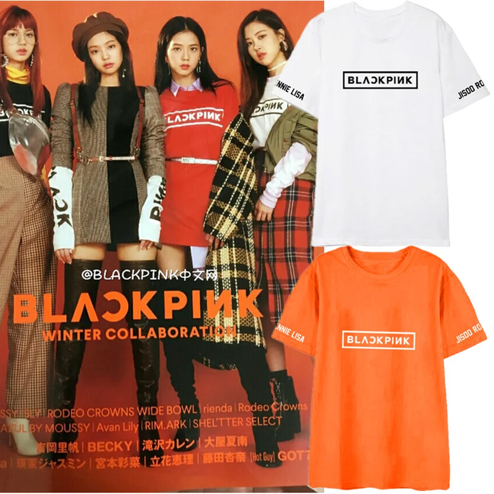 NEW KPOP BlackPink with the short-sleeved T-shirt around the aid clothes LISA with the short-sleeved t-shirt men and women
NEW KPOP BlackPink with the short-sleeved T-shirt around the aid clothes LISA with the short-sleeved t-shirt men and women