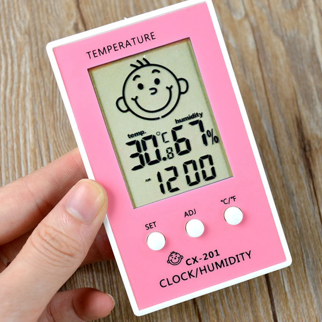 Digital LCD Thermometer Hygrometer Baby Smile Crying Face Humidity Meter Weather Station Tester Temperature clock
Digital LCD Thermometer Hygrometer Baby Smile Crying Face Humidity Meter Weather Station Tester Temperature clock
