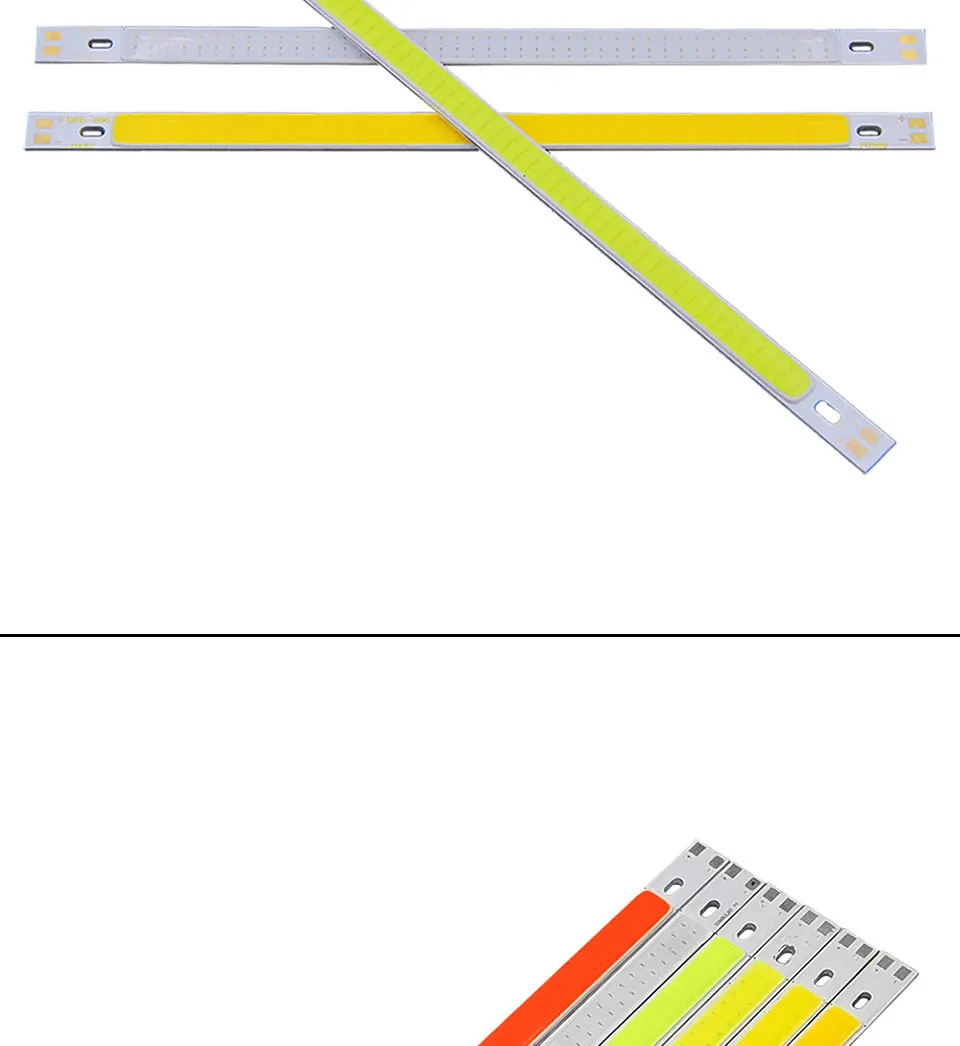 20cm cob led strip light bulb lamp 12v 10w led lighting for diy car bulbs (4)