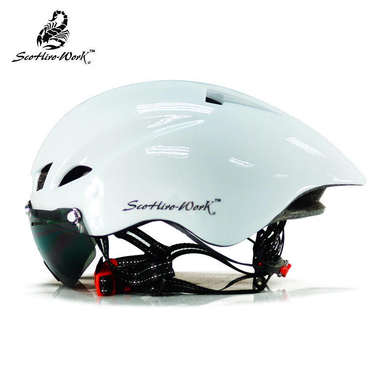 Ultralight bicycle helmet with glasses 4 color mountain bike road bike helmet lens goggles bicycle equipment Casco Ciclismo
Ultralight bicycle helmet with glasses 4 color mountain bike road bike helmet lens goggles bicycle equipment Casco Ciclismo
