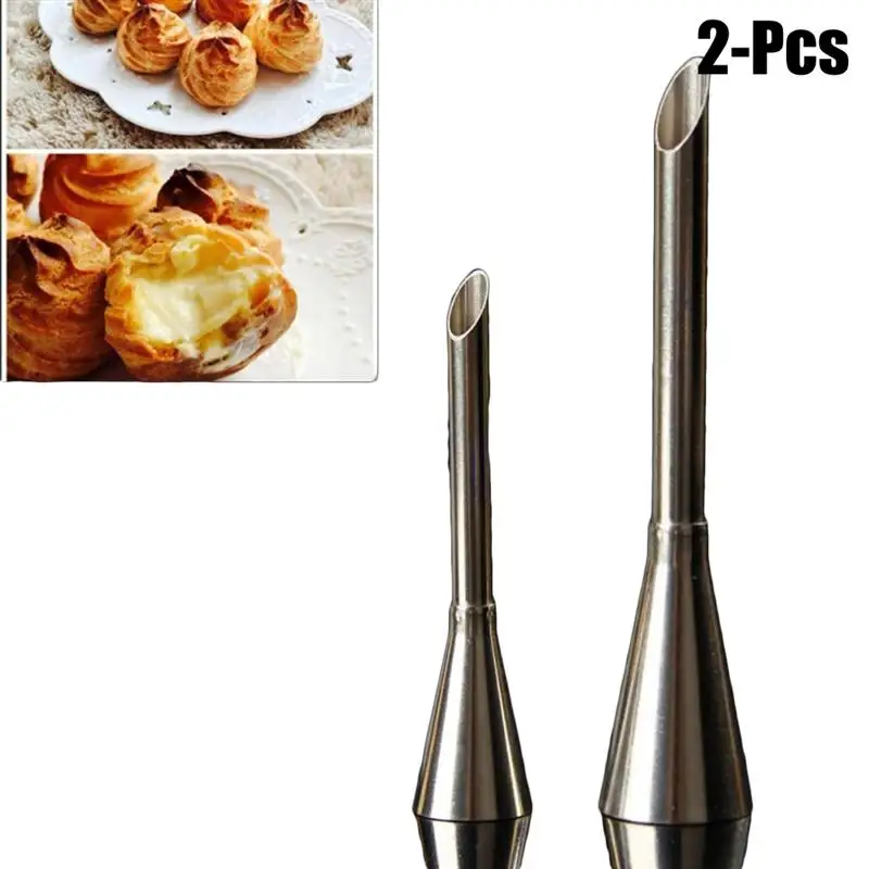 2PCs Stainless Steel Russian Piping Nozzles Tips Cake Puffs Injection Cream Piping Long Puff Tip Pastry Decorating Cake Syringe
2PCs Stainless Steel Russian Piping Nozzles Tips Cake Puffs Injection Cream Piping Long Puff Tip Pastry Decorating Cake Syringe