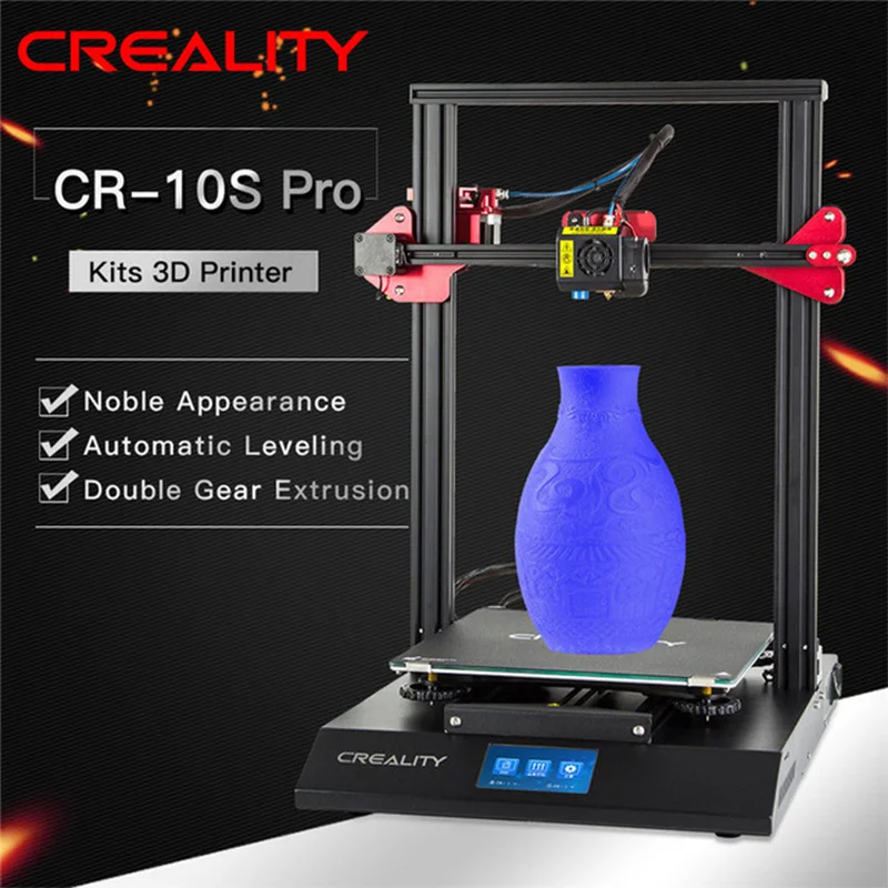 CR-10S Pro 4.3inch Touch LCD Auto Leveling Sensor Printer Resume Printing Filament Detection Funtion MeanWell Power CREALITY 3D
CR-10S Pro 4.3inch Touch LCD Auto Leveling Sensor Printer Resume Printing Filament Detection Funtion MeanWell Power CREALITY 3D