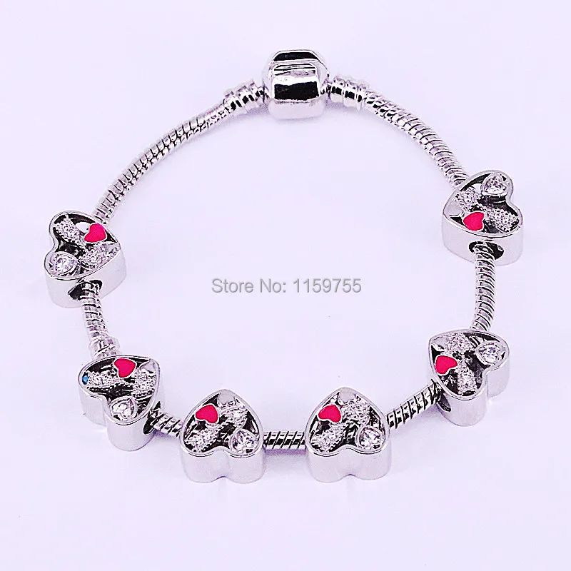 30Pcs New Arrival Micro Pave Zircon Enamel Heart Shape Big Hole Beads Jewelry Making DIY Accessories For Girl Gift
30Pcs New Arrival Micro Pave Zircon Enamel Heart Shape Big Hole Beads Jewelry Making DIY Accessories For Girl Gift