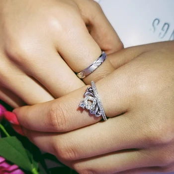 925 sterling silver couple ring men and women finger design promise for lovers love band wedding engagement jewelry R4622S
925 sterling silver couple ring men and women finger design promise for lovers love band wedding engagement jewelry R4622S