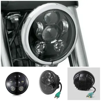 5.75" 5-3/4" 45W Round LED Headlight Replacement Projector Hi/Lo Beam Motorcycle Headlamp
5.75" 5-3/4" 45W Round LED Headlight Replacement Projector Hi/Lo Beam Motorcycle Headlamp
