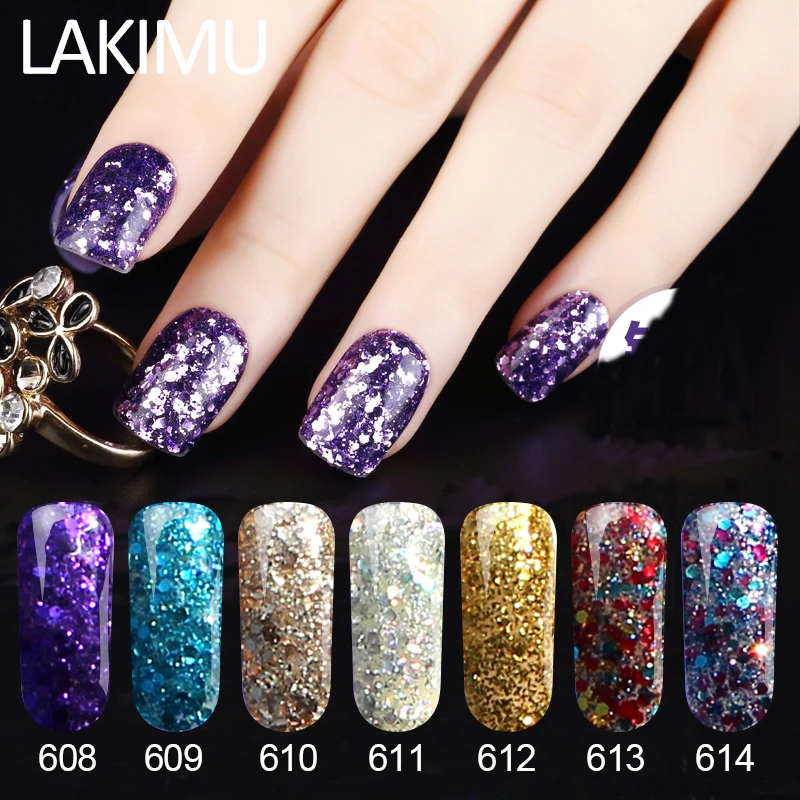 Lakimu Nail Gel Glitter New Listing Diamond Manicure Soak Off Gel Nail Polish A Set of Gel Varnish Semi-permanent Shiny Primer
Lakimu Nail Gel Glitter New Listing Diamond Manicure Soak Off Gel Nail Polish A Set of Gel Varnish Semi-permanent Shiny Primer