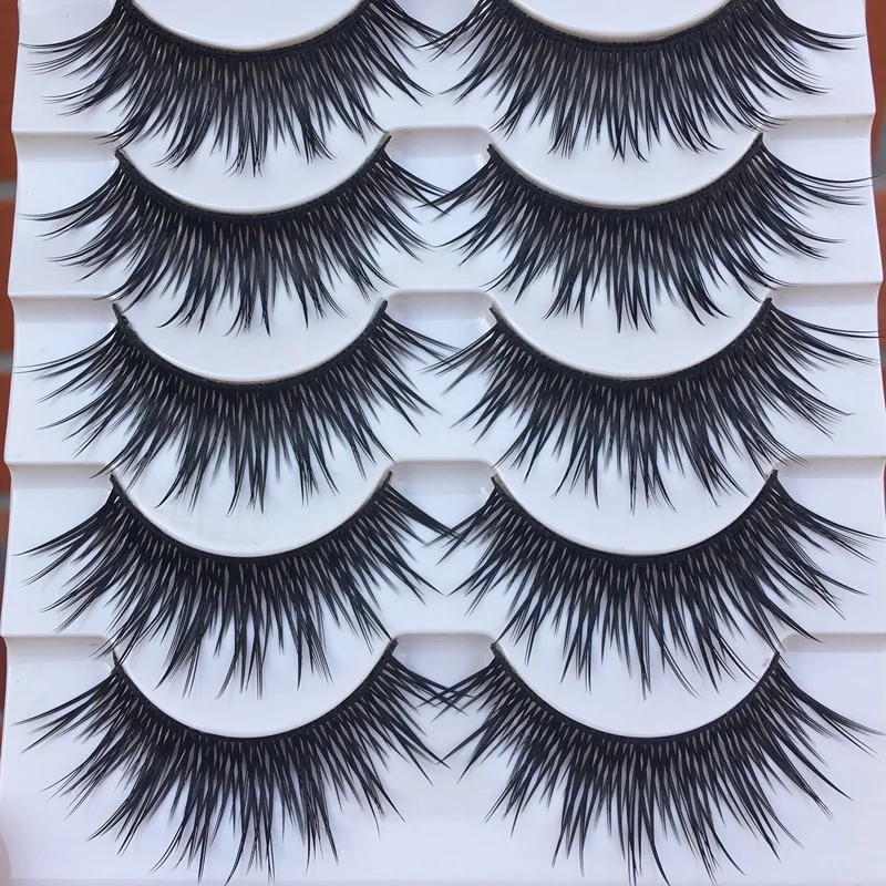 5 pairs Acrylic High Quality False Eyelashes Natural Cross Thick Long Fake Eyelashes Fashion Makeup Tools Eye Lashes Extension
5 pairs Acrylic High Quality False Eyelashes Natural Cross Thick Long Fake Eyelashes Fashion Makeup Tools Eye Lashes Extension